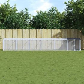 Chicken Cage Anthracite Galvanized steel 237.4 x 38.6 x 35.4 in